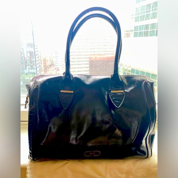 Salvatore Ferragamo Large “speedy” style patent leather bag - Picture 5 of 16